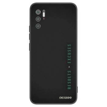Picasee silikonski črni ovitek za Xiaomi Poco M3 Pro 5G - Results x Excuses