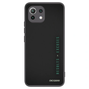 Picasee silikonski črni ovitek za Xiaomi 11 Lite 5G NE - Results x Excuses