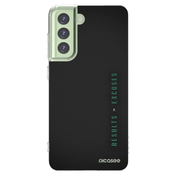 Picasee silikonski prozorni ovitek za Samsung Galaxy S21 FE 5G - Results x Excuses