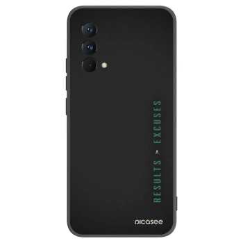 Picasee silikonski črni ovitek za Realme GT Master Edition 5G - Results x Excuses