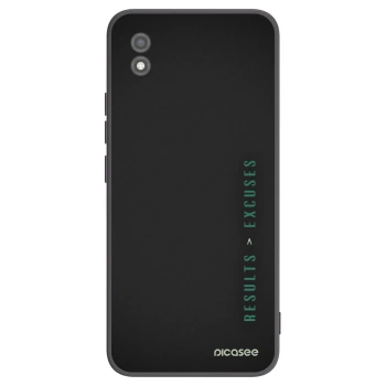 Picasee silikonski črni ovitek za Realme C11 (2021) - Results x Excuses