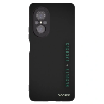 Picasee silikonski črni ovitek za Huawei Nova 9 SE - Results x Excuses