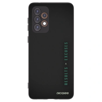 Picasee silikonski črni ovitek za Samsung Galaxy A33 5G A336 - Results x Excuses