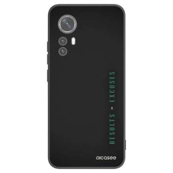 Picasee silikonski črni ovitek za Xiaomi 12X - Results x Excuses