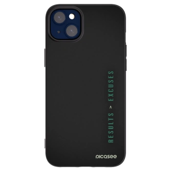 Picasee silikonski črni ovitek za Apple iPhone 14 Plus - Results x Excuses