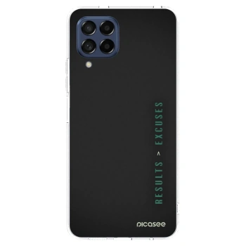 Picasee silikonski prozorni ovitek za Samsung Galaxy M53 5G - Results x Excuses