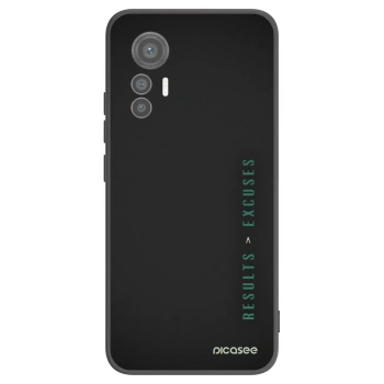 Picasee silikonski črni ovitek za Xiaomi 12 Lite - Results x Excuses