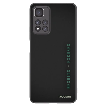 Picasee silikonski črni ovitek za Xiaomi Redmi Note 11 Pro+ 5G - Results x Excuses