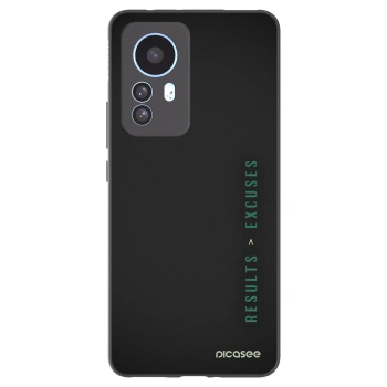 Picasee silikonski črni ovitek za Xiaomi 12T - Results x Excuses