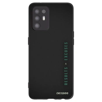 Picasee silikonski črni ovitek za OPPO A94 5G - Results x Excuses