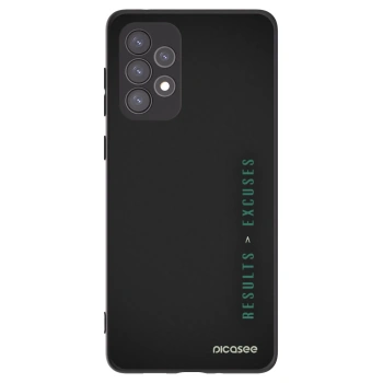Picasee silikonski črni ovitek za Samsung Galaxy A73 5G - Results x Excuses
