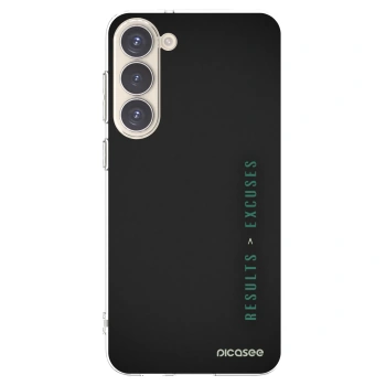 Picasee silikonski prozorni ovitek za Samsung Galaxy S23+ 5G - Results x Excuses