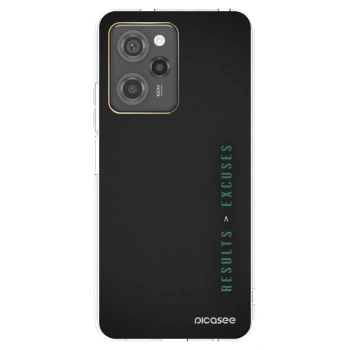 Picasee silikonski črni ovitek za Xiaomi Poco X5 Pro - Results x Excuses