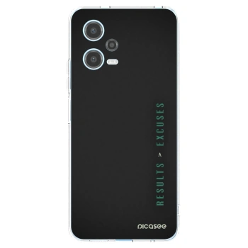 Picasee silikonski prozorni ovitek za Xiaomi Redmi Note 12 5G - Results x Excuses