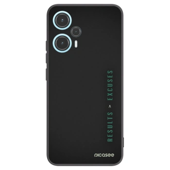Picasee silikonski črni ovitek za Xiaomi Poco F5 - Results x Excuses