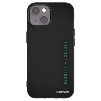 Picasee silikonski črni ovitek za Apple iPhone 15 - Results x Excuses
