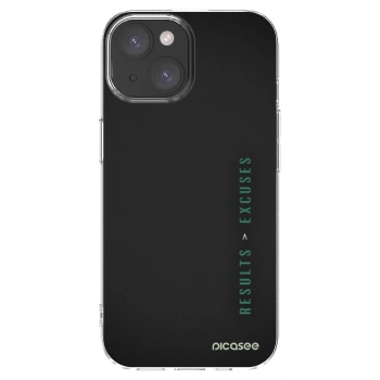 Picasee silikonski prozorni ovitek za Apple iPhone 15 - Results x Excuses