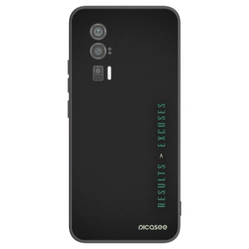Picasee silikonski črni ovitek za Xiaomi Poco F5 Pro 5G - Results x Excuses