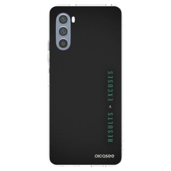 Picasee silikonski prozorni ovitek za Motorola Moto G62 - Results x Excuses