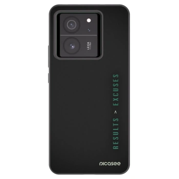 Picasee silikonski črni ovitek za Xiaomi 13T - Results x Excuses