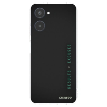 Picasee silikonski prozorni ovitek za Realme 10 4G - Results x Excuses