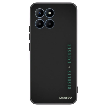 Picasee silikonski črni ovitek za Honor 70 Lite - Results x Excuses
