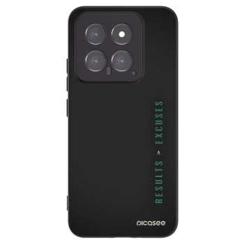 Picasee silikonski črni ovitek za Xiaomi 14 - Results x Excuses