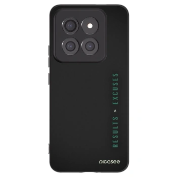 Picasee silikonski črni ovitek za Xiaomi 14 Pro - Results x Excuses