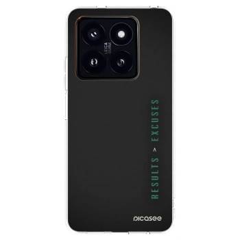 Picasee silikonski prozorni ovitek za Xiaomi 14 Pro - Results x Excuses