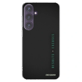 Picasee silikonski prozorni ovitek za Samsung Galaxy S24+ S926B 5G - Results x Excuses