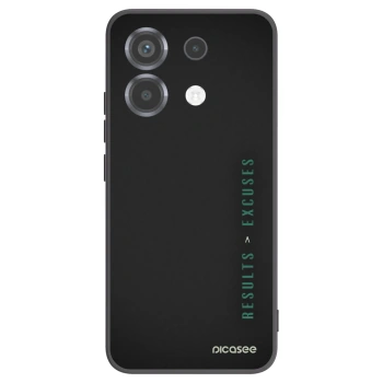 Picasee silikonski črni ovitek za Xiaomi Poco X6 - Results x Excuses