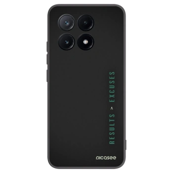 Picasee silikonski črni ovitek za Xiaomi Poco X6 Pro - Results x Excuses