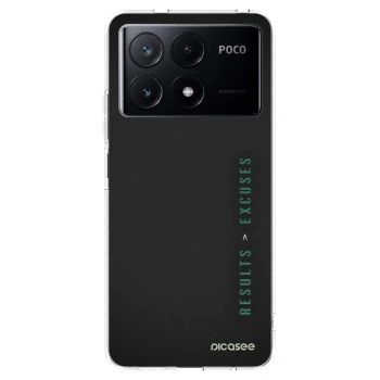 Picasee silikonski prozorni ovitek za Xiaomi Poco X6 Pro - Results x Excuses