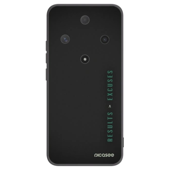 Picasee silikonski črni ovitek za Honor Magic6 Lite 5G - Results x Excuses