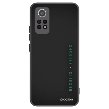 Picasee silikonski črni ovitek za Xiaomi Redmi Note 12 Pro 4G - Results x Excuses