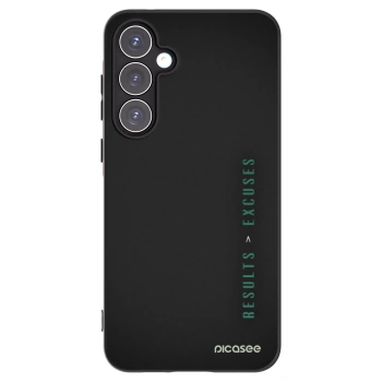 Picasee silikonski črni ovitek za Samsung Galaxy A55 5G A556B - Results x Excuses