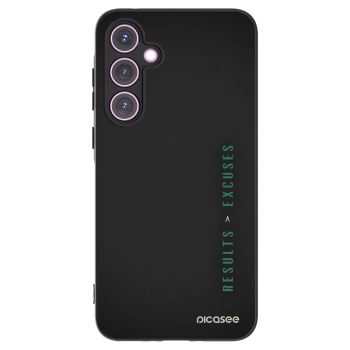 Picasee silikonski črni ovitek za Samsung Galaxy A35 5G A356B - Results x Excuses