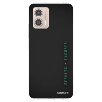 Picasee silikonski prozorni ovitek za Motorola Moto G53 5G - Results x Excuses