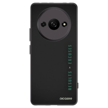 Picasee silikonski črni ovitek za Xiaomi Redmi A3 - Results x Excuses
