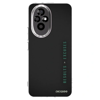 Picasee silikonski prozorni ovitek za Honor 200 5G - Results x Excuses