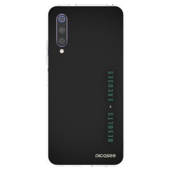 Picasee silikonski prozorni ovitek za Xiaomi Mi 9 - Results x Excuses