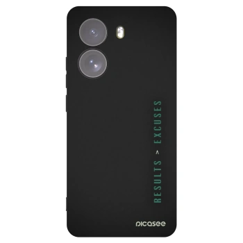 Picasee silikonski črni ovitek za Xiaomi Poco X7 - Results x Excuses
