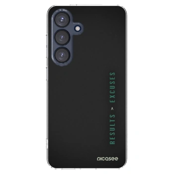 Picasee silikonski prozorni ovitek za Samsung Galaxy S25 5G - Results x Excuses