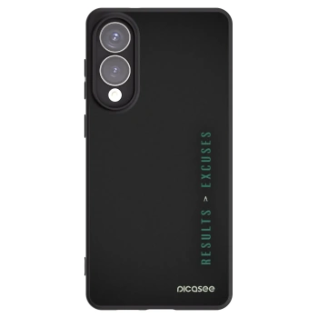 Picasee silikonski črni ovitek za Samsung Galaxy S25 Edge 5G - Results x Excuses