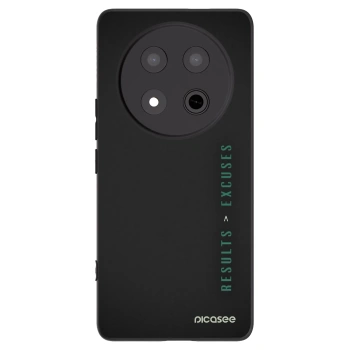 Picasee silikonski črni ovitek za Honor Magic7 Lite 5G - Results x Excuses