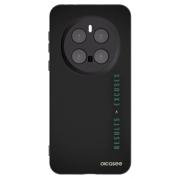 Picasee silikonski črni ovitek za Honor Magic7 Pro 5G - Results x Excuses