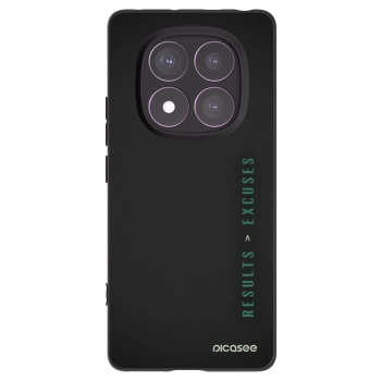 Picasee silikonski črni ovitek za Xiaomi Redmi Note 14 Pro 4G - Results x Excuses