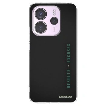 Picasee silikonski prozorni ovitek za Xiaomi Redmi Note 14 4G - Results x Excuses