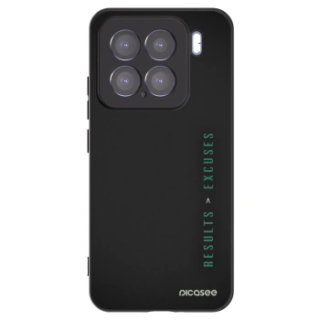 Picasee silikonski črni ovitek za Xiaomi 15 - Results x Excuses