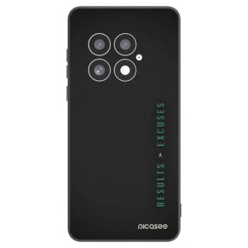 Picasee silikonski črni ovitek za OnePlus 13 5G - Results x Excuses